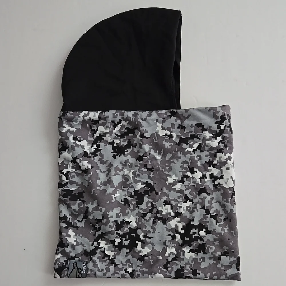 Turtle Fur Balaclava Digital Camo Hooded Neck Warmer ~ adult